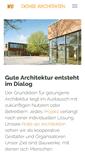 Mobile Screenshot of dohse-architekten.de