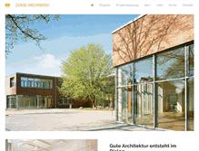 Tablet Screenshot of dohse-architekten.de